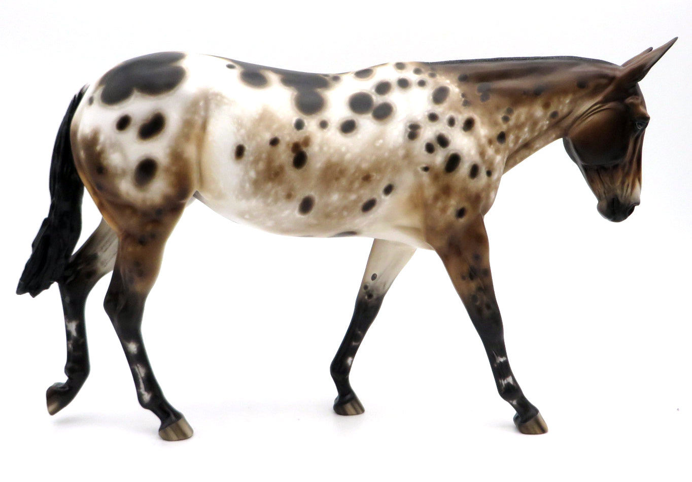 Stone Soul-Loud Appaloosa Mule Painted By Sheryl Leisure MM 2021