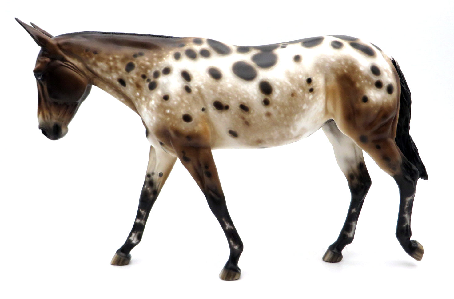 Stone Soul-Loud Appaloosa Mule Painted By Sheryl Leisure MM 2021