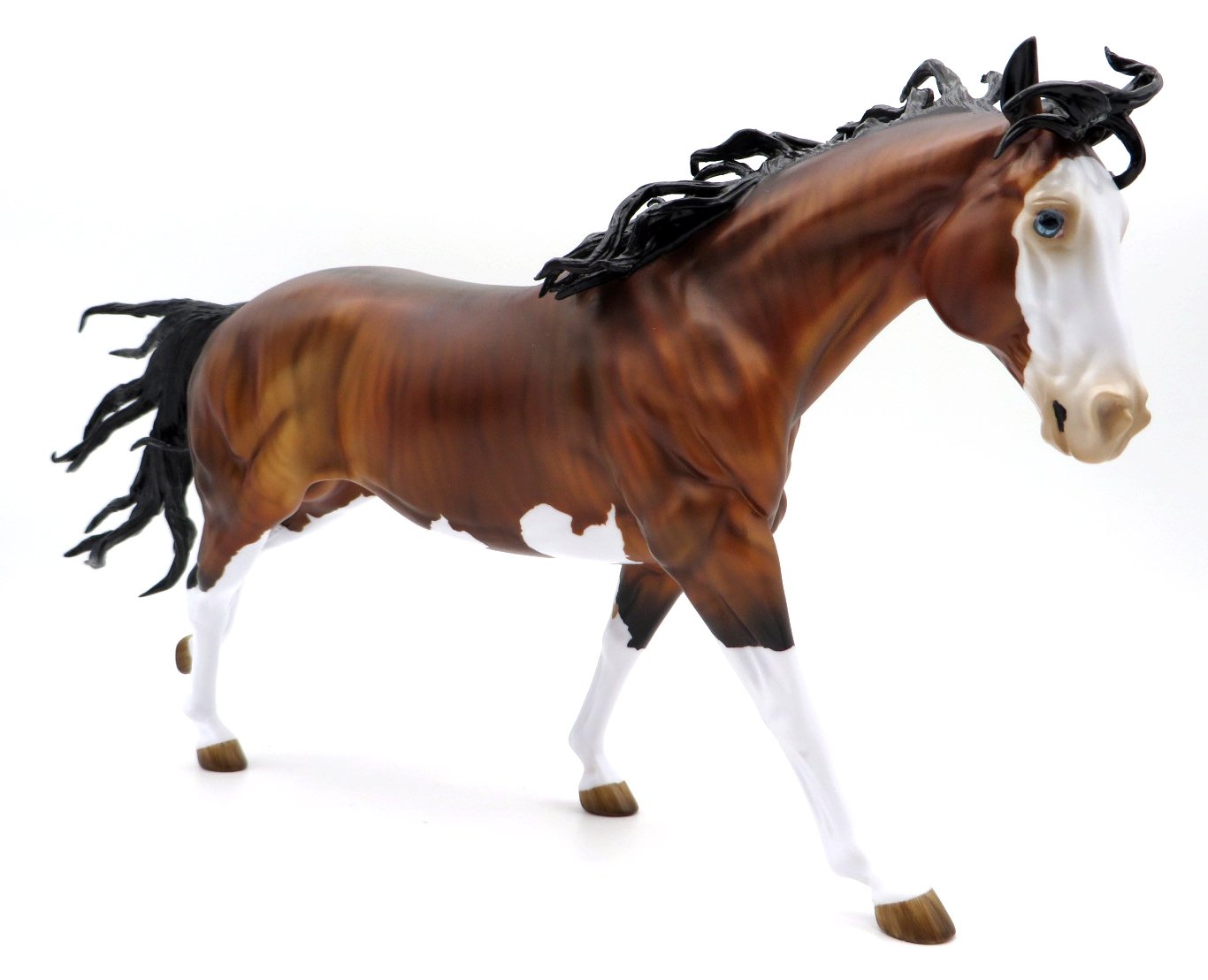 Stun Gunn - OOAK Bay Brindle Splash Remington by Audrey Dixon