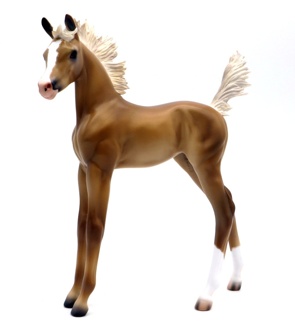 Surfin' USA - OOAK Palomino Arab Foal by Caroline Boydston