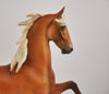 SUMMER SUNSET-OOAK DAPPLE GOLDEN PALOMINO SADDLBRED BY DAWN QUICK
