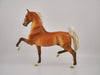 SUMMER SUNSET-OOAK DAPPLE GOLDEN PALOMINO SADDLBRED BY DAWN QUICK