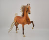SUMMER SUNSET-OOAK DAPPLE GOLDEN PALOMINO SADDLBRED BY DAWN QUICK