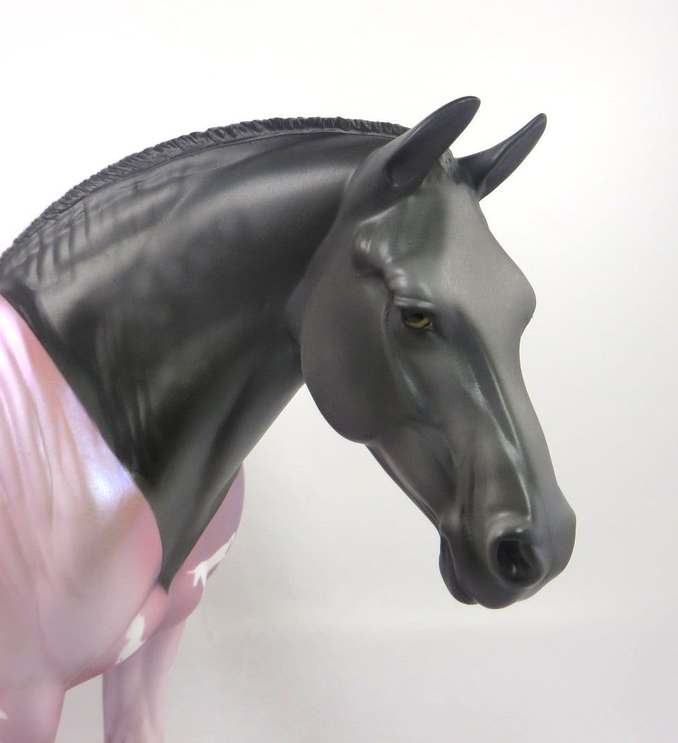 SWEET DREAMS -LE-2 DARK DAPPLE GREY WITH PAJAMAS DECORATOR HEAVY DRAFT BY DAWN QUICK PJ20