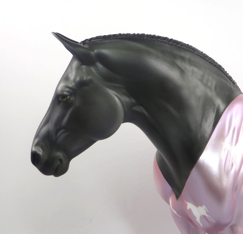 SWEET DREAMS -LE-2 DARK DAPPLE GREY WITH PAJAMAS DECORATOR HEAVY DRAFT BY DAWN QUICK PJ20