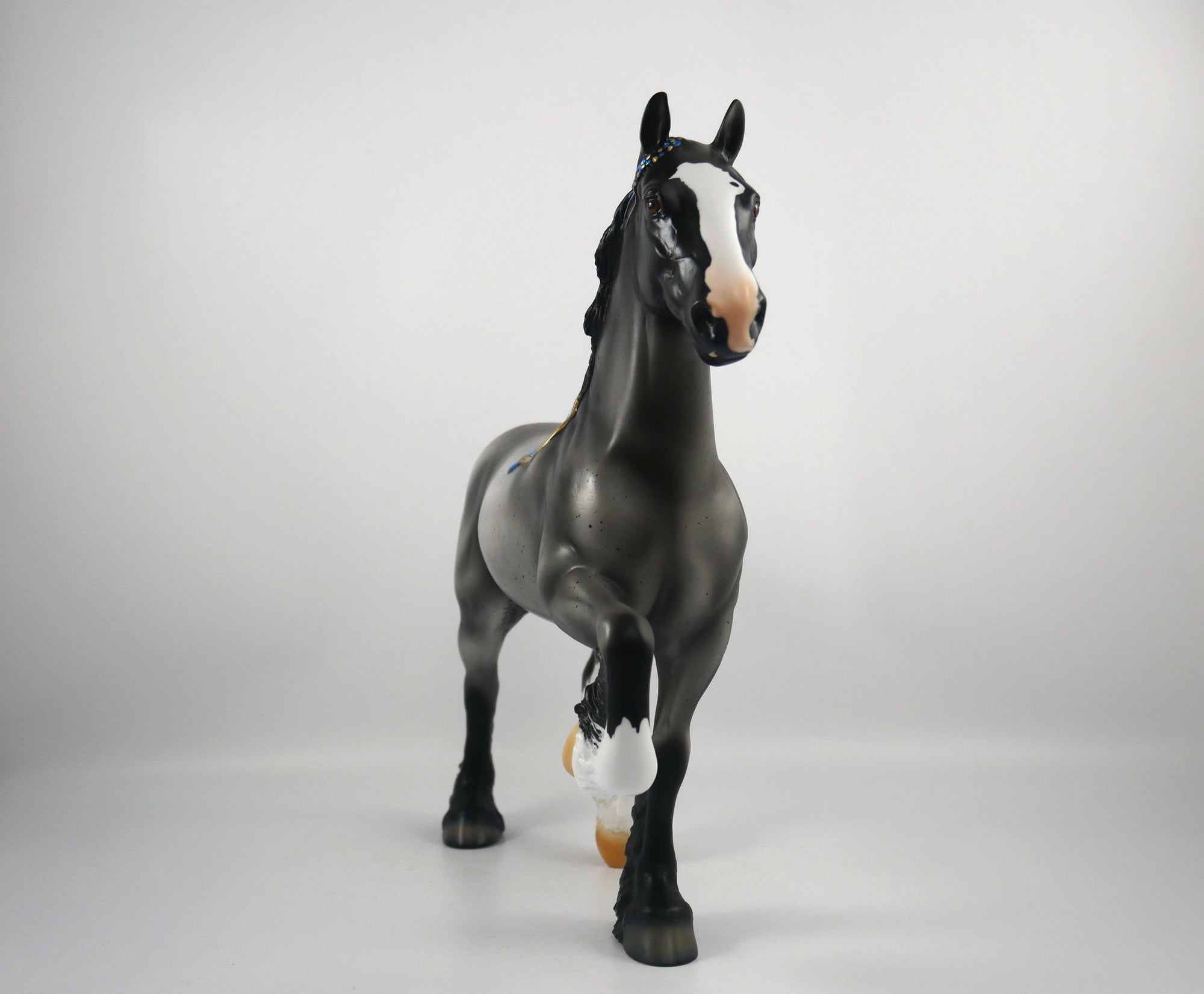 Sweetie Pie-Roan Trotting Draft  Model Horse 1/20/21