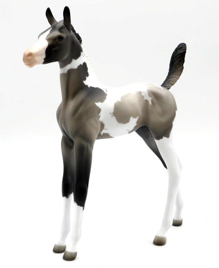 Tart- OOAK Grulla Pinto Foal Holiday Sale 2021