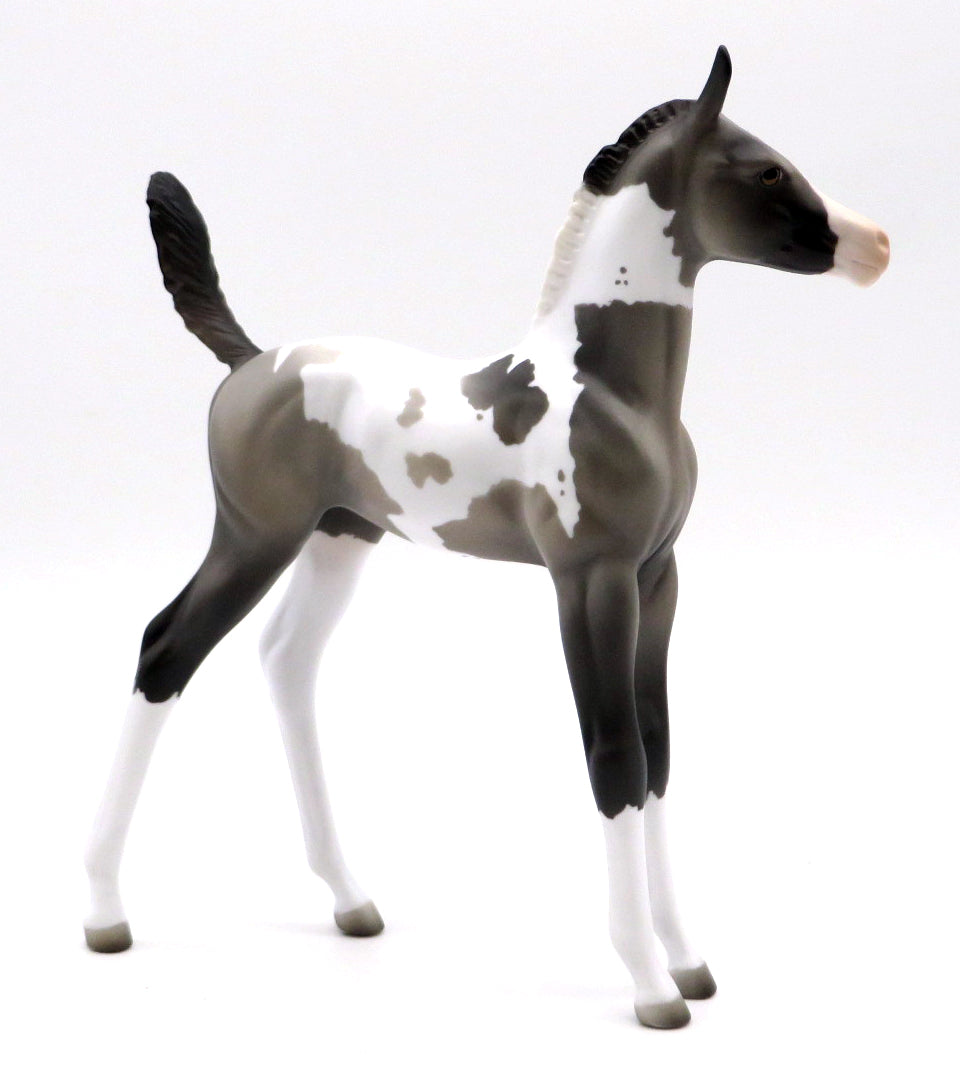 Tart- OOAK Grulla Pinto Foal Holiday Sale 2021
