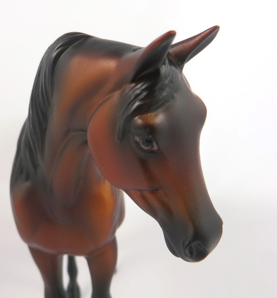 TASHA - OOAK BAY  ARABIAN MARE PEBBLES BY AUDREY DIXON WHS 19