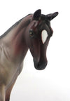 LUZIA - OOAK BAY ROAN WEANLING MODEL HORSE BY MISSY FOX 1/14/20