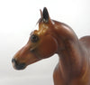 THE PLAYMAKER-OOAK DAPPLE CHESTNUT ISH MODEL HORSE SB 2020