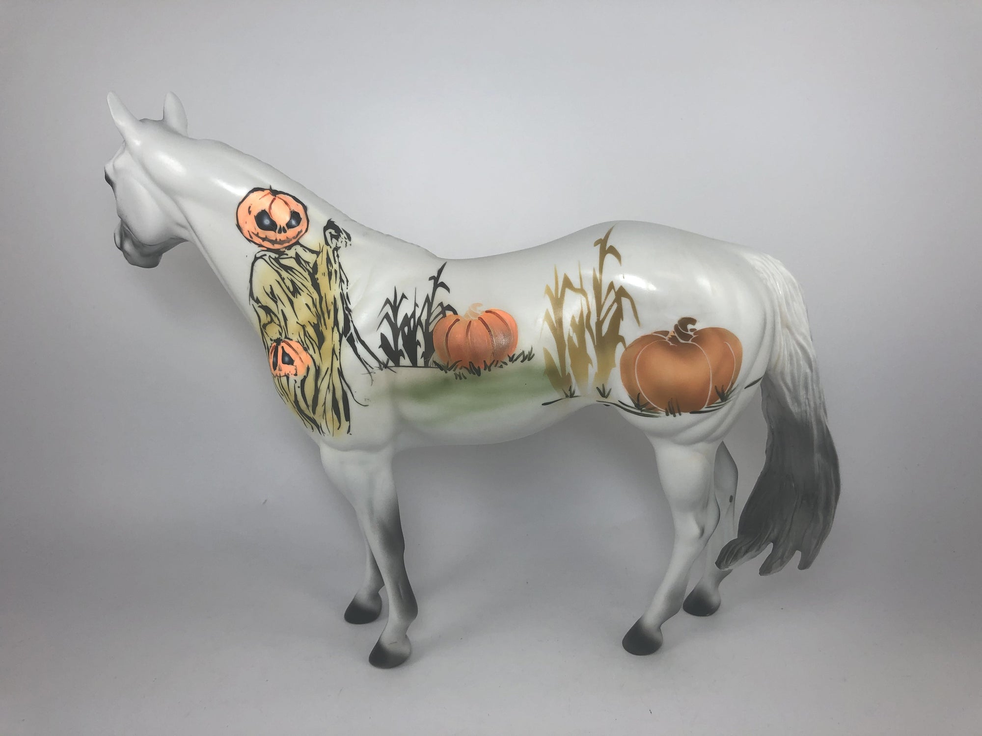 THE PUN KING - OOAK LIGHT GREY ISH DECORATOR BY DAWN QUICK MM19