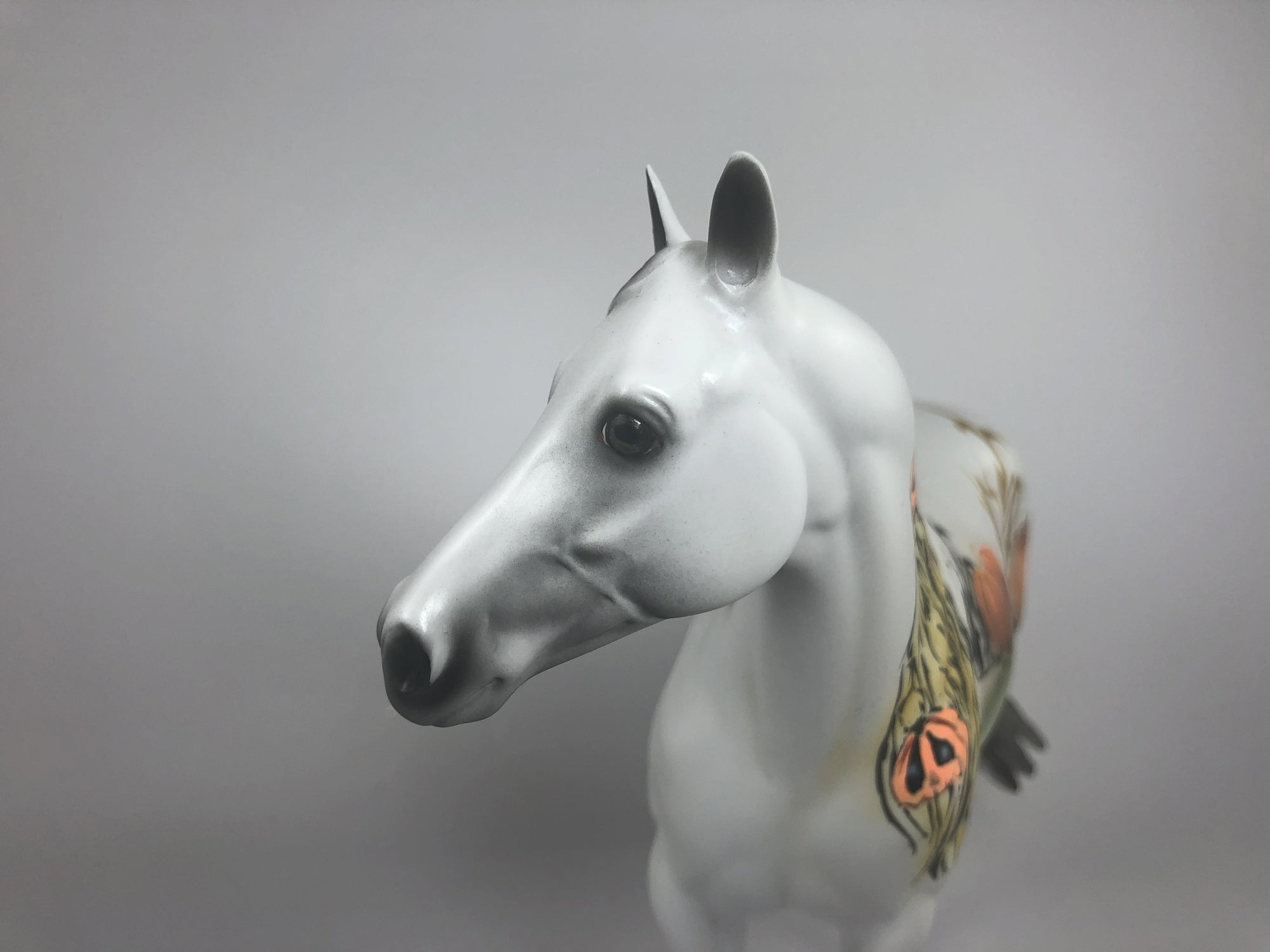 THE PUN KING - OOAK LIGHT GREY ISH DECORATOR BY DAWN QUICK MM19