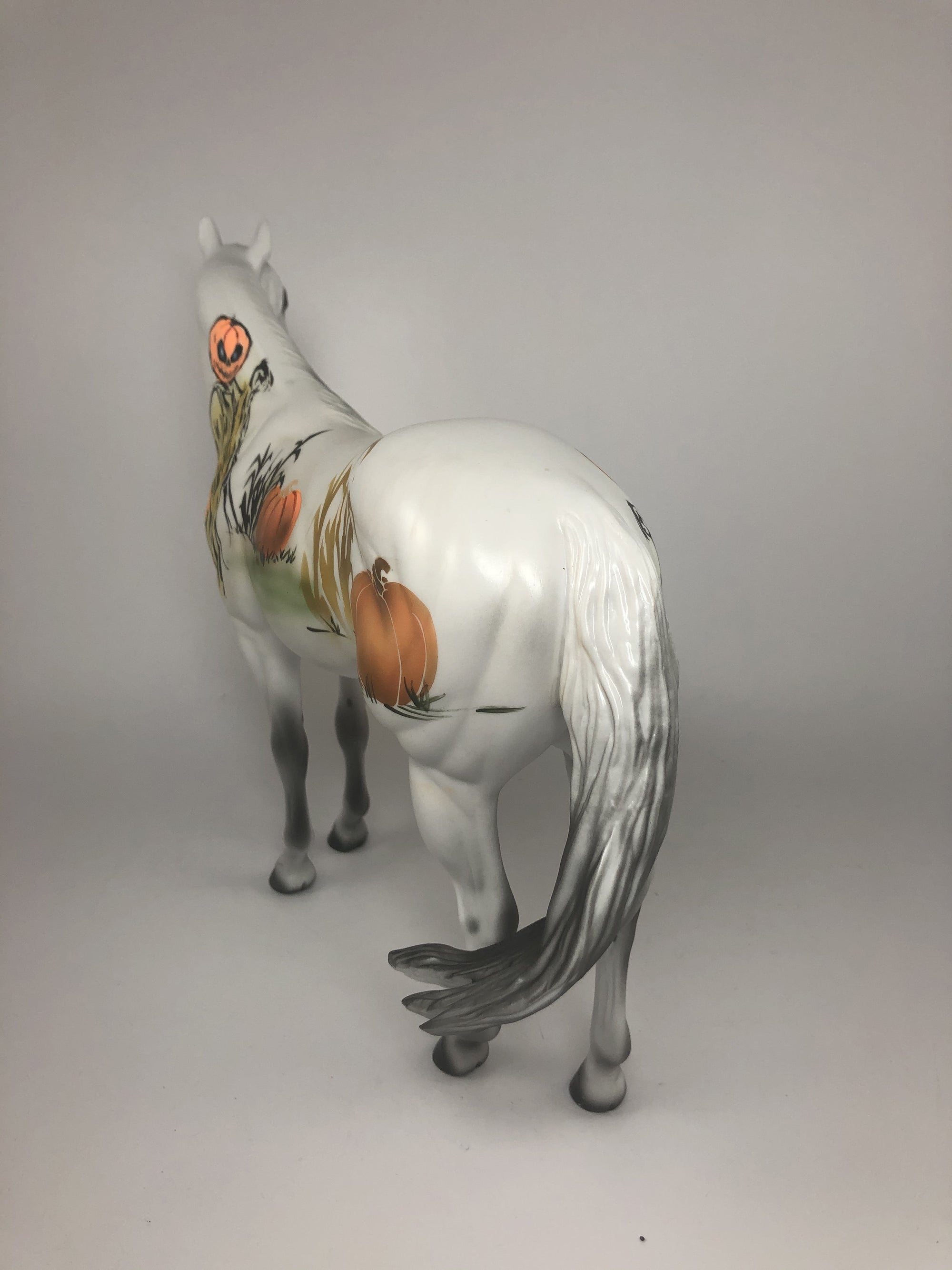 THE PUN KING - OOAK LIGHT GREY ISH DECORATOR BY DAWN QUICK MM19