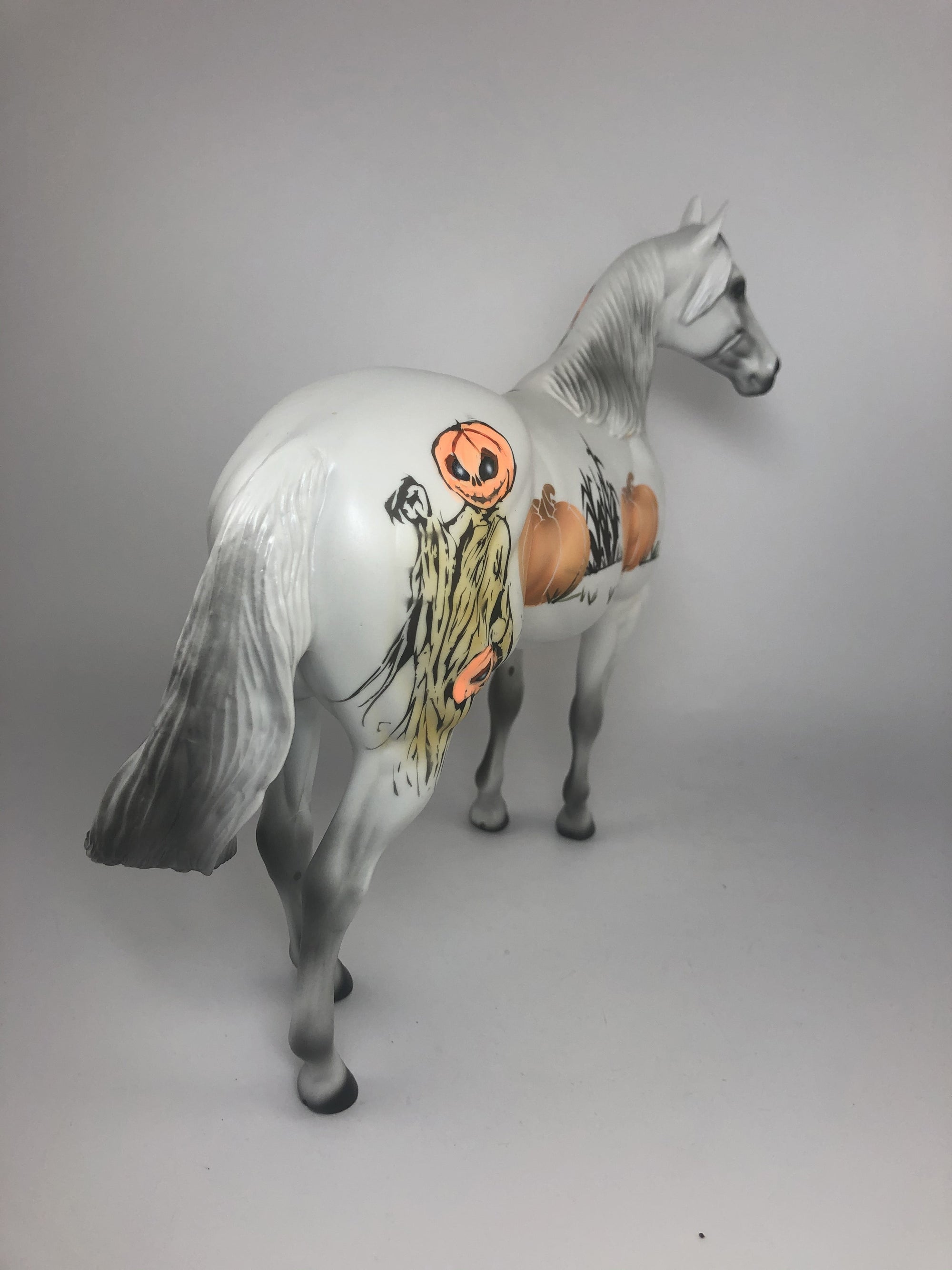 THE PUN KING - OOAK LIGHT GREY ISH DECORATOR BY DAWN QUICK MM19