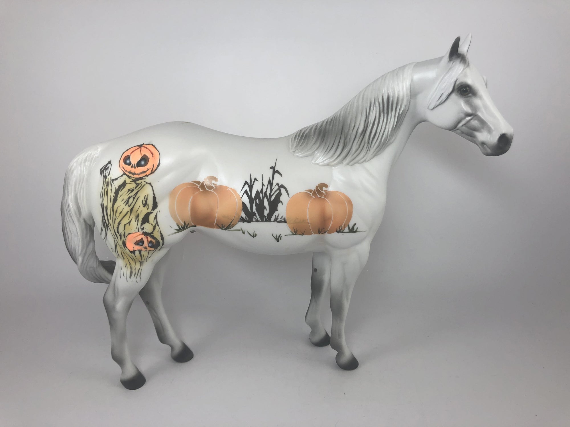 THE PUN KING - OOAK LIGHT GREY ISH DECORATOR BY DAWN QUICK MM19