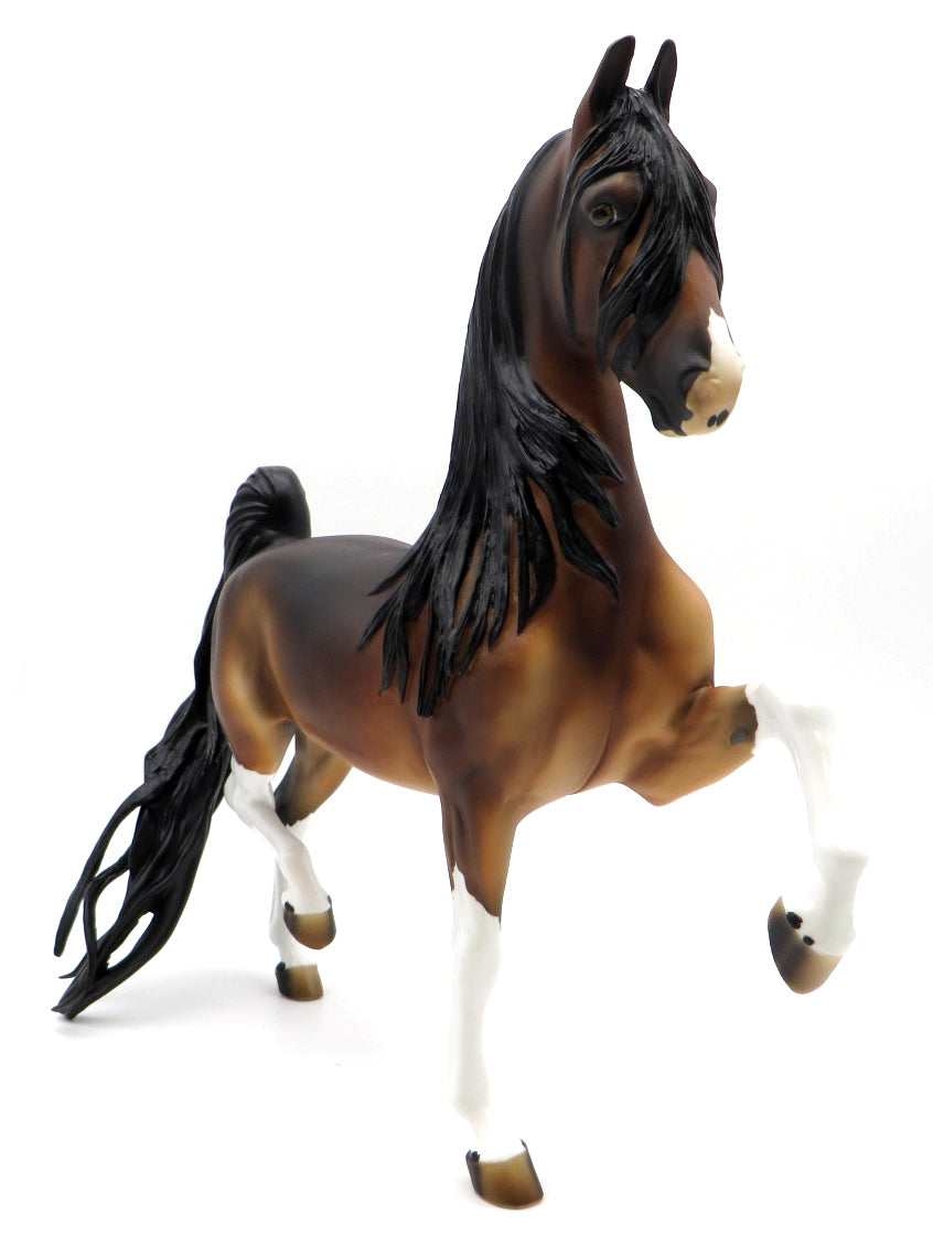 The Grinch-OOAK Dapple Bay Saddlebred 12/27/21