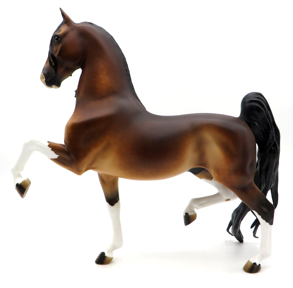 The Grinch-OOAK Dapple Bay Saddlebred 12/27/21