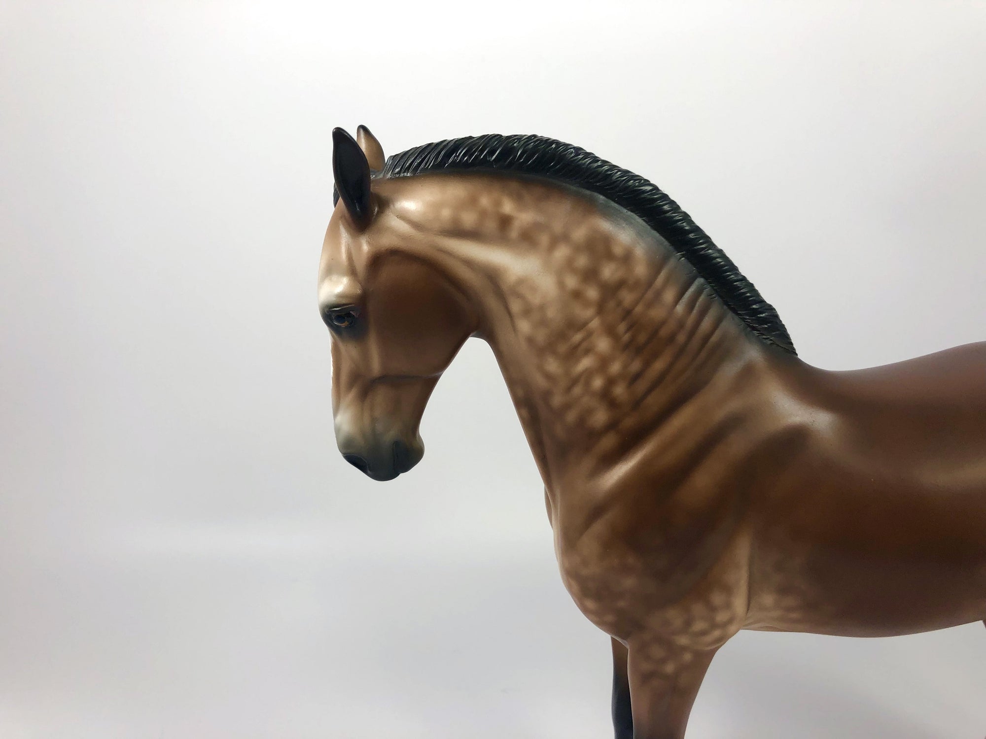 THINK TROPICAL-OOAK ROSE GREY ANDALUSIAN MODEL HORSE 4/25/19