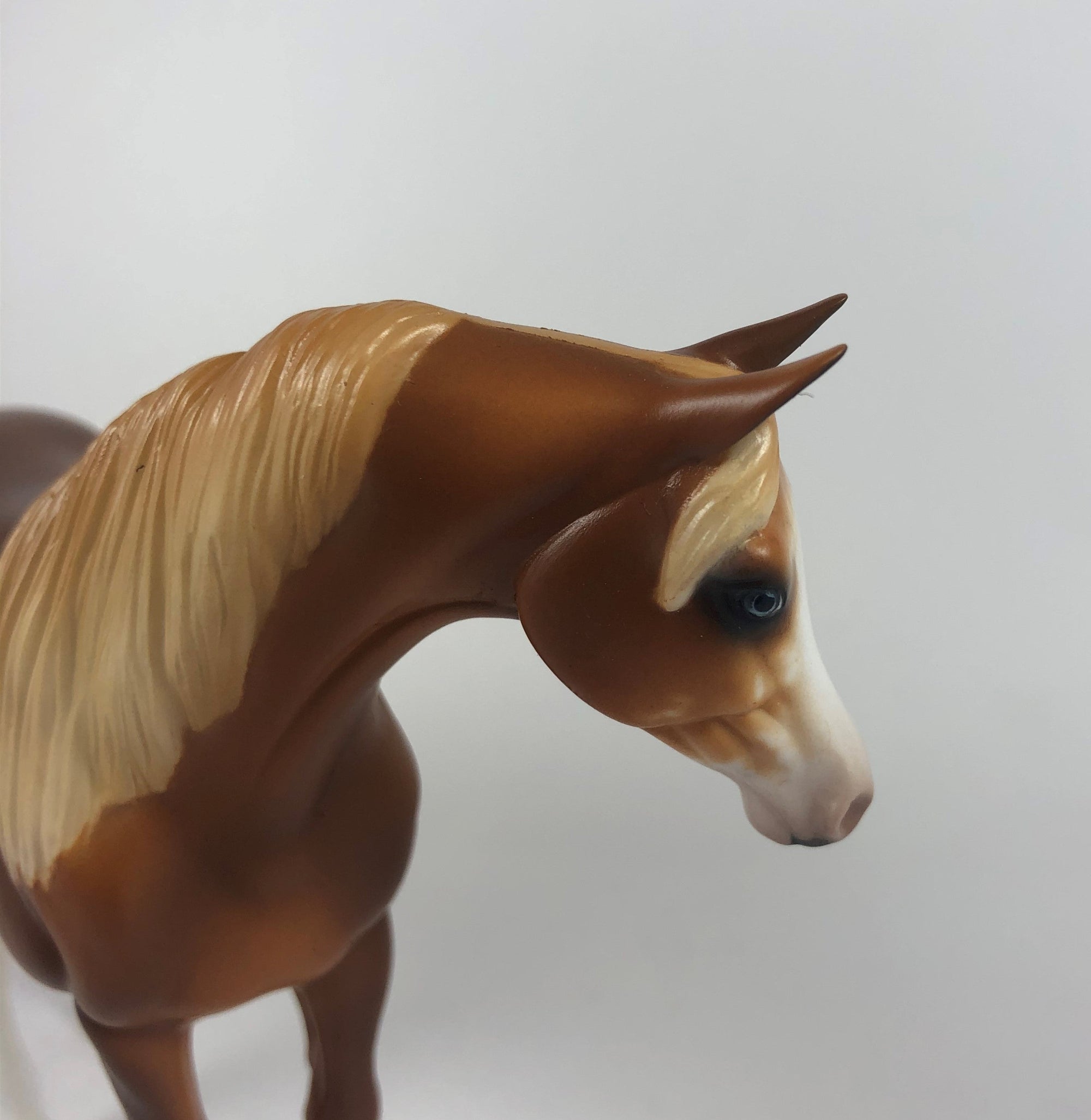 THRILL SEEKER -OOAK CHESTNUT SABINO ARABIAN PEBBLES BY SHERYL LEISURE LHS 19