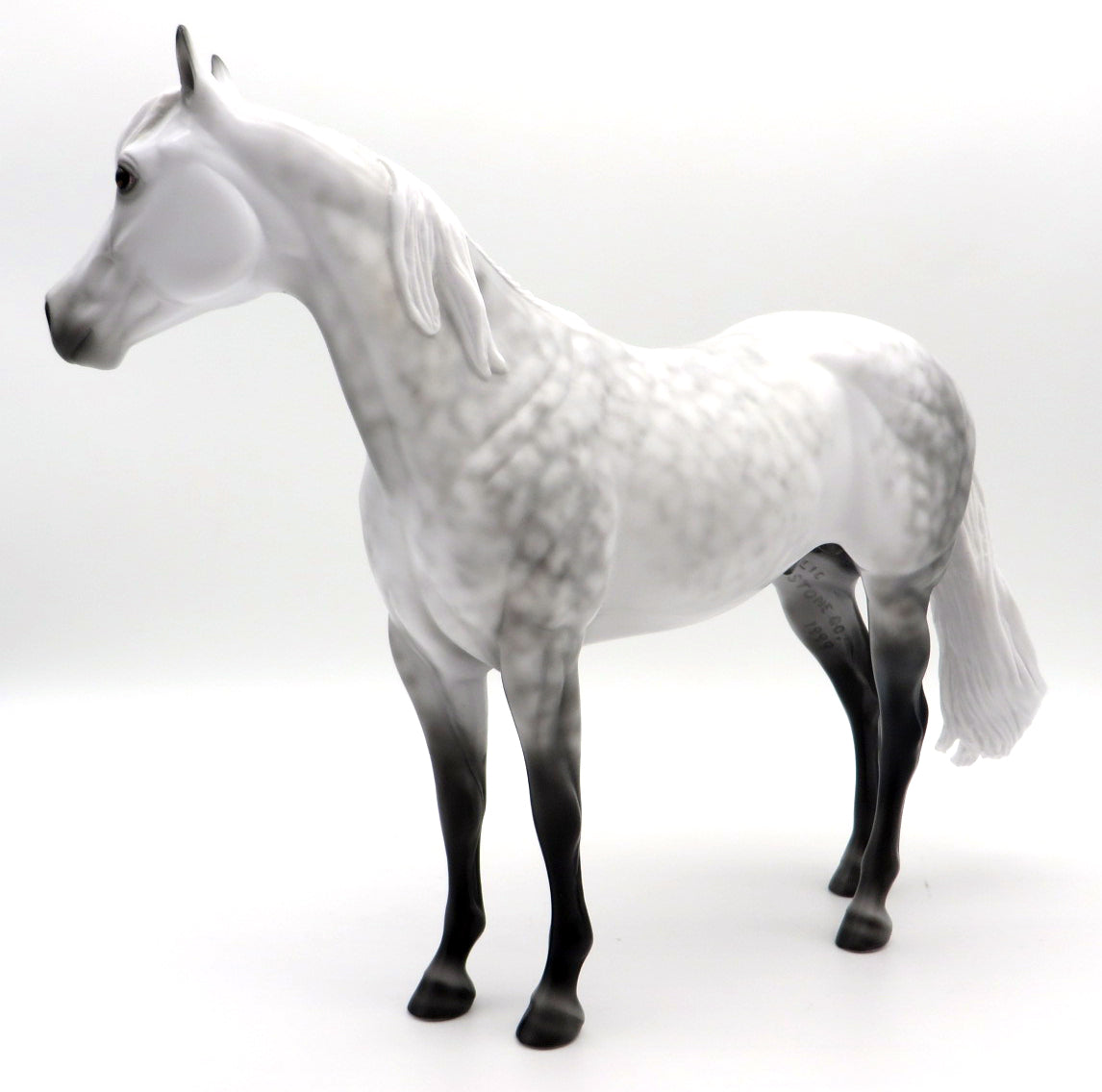 Thundersnow-OOAK Star Dapple Grey ISH  painted by Ellen 12/2/21