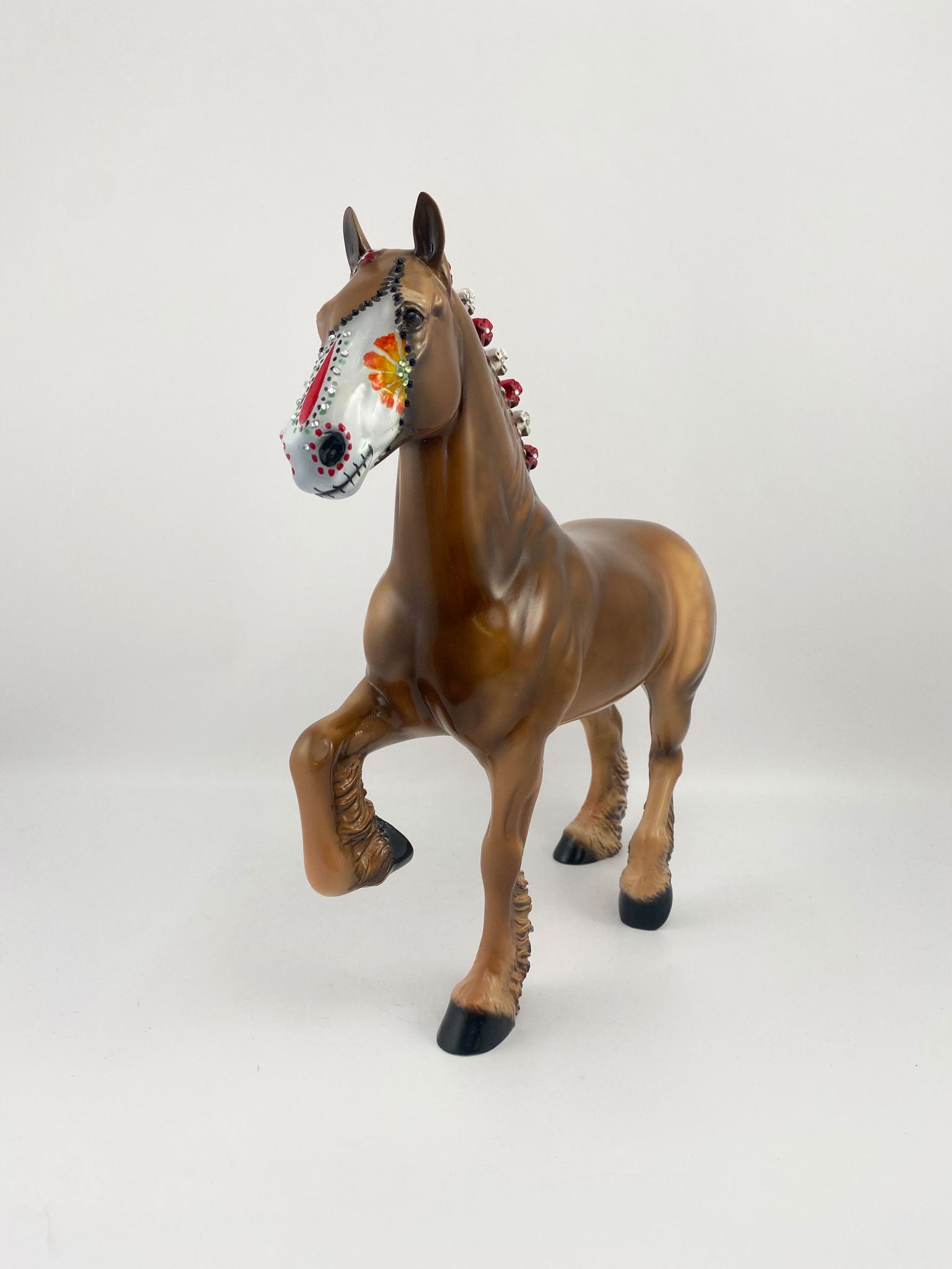 Tiago-OOAK Sugar Skull Standing Draft By Dawn Quick MM 2020