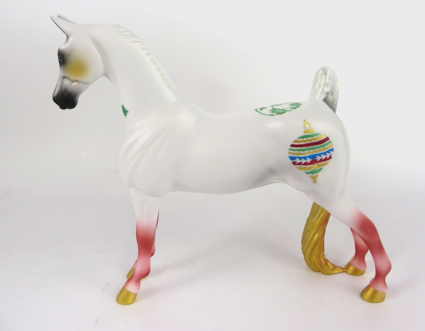 TINSEL-- OOAK CHRISTMAS DECORATOR SADDLEBRED PEBBLES BY MELISSA FOX WHS19