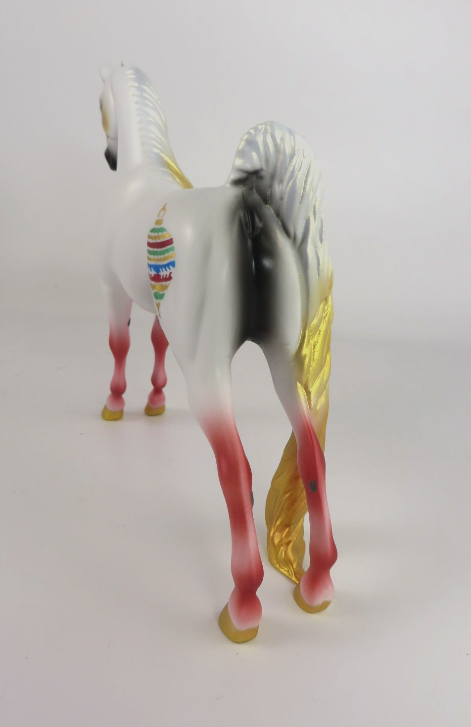 TINSEL-- OOAK CHRISTMAS DECORATOR SADDLEBRED PEBBLES BY MELISSA FOX WHS19