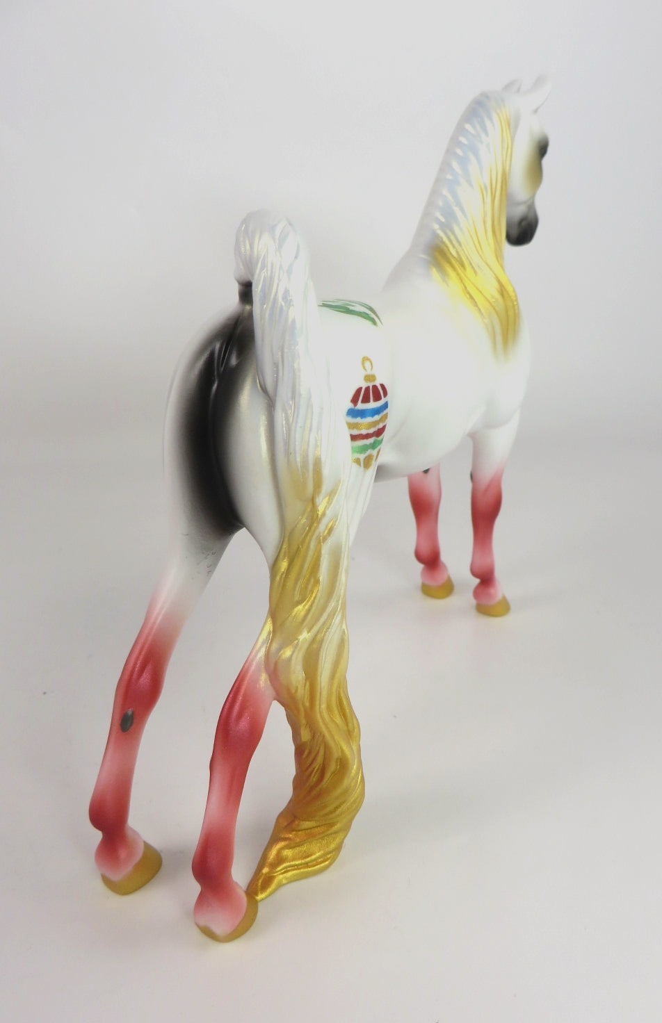 TINSEL-- OOAK CHRISTMAS DECORATOR SADDLEBRED PEBBLES BY MELISSA FOX WHS19