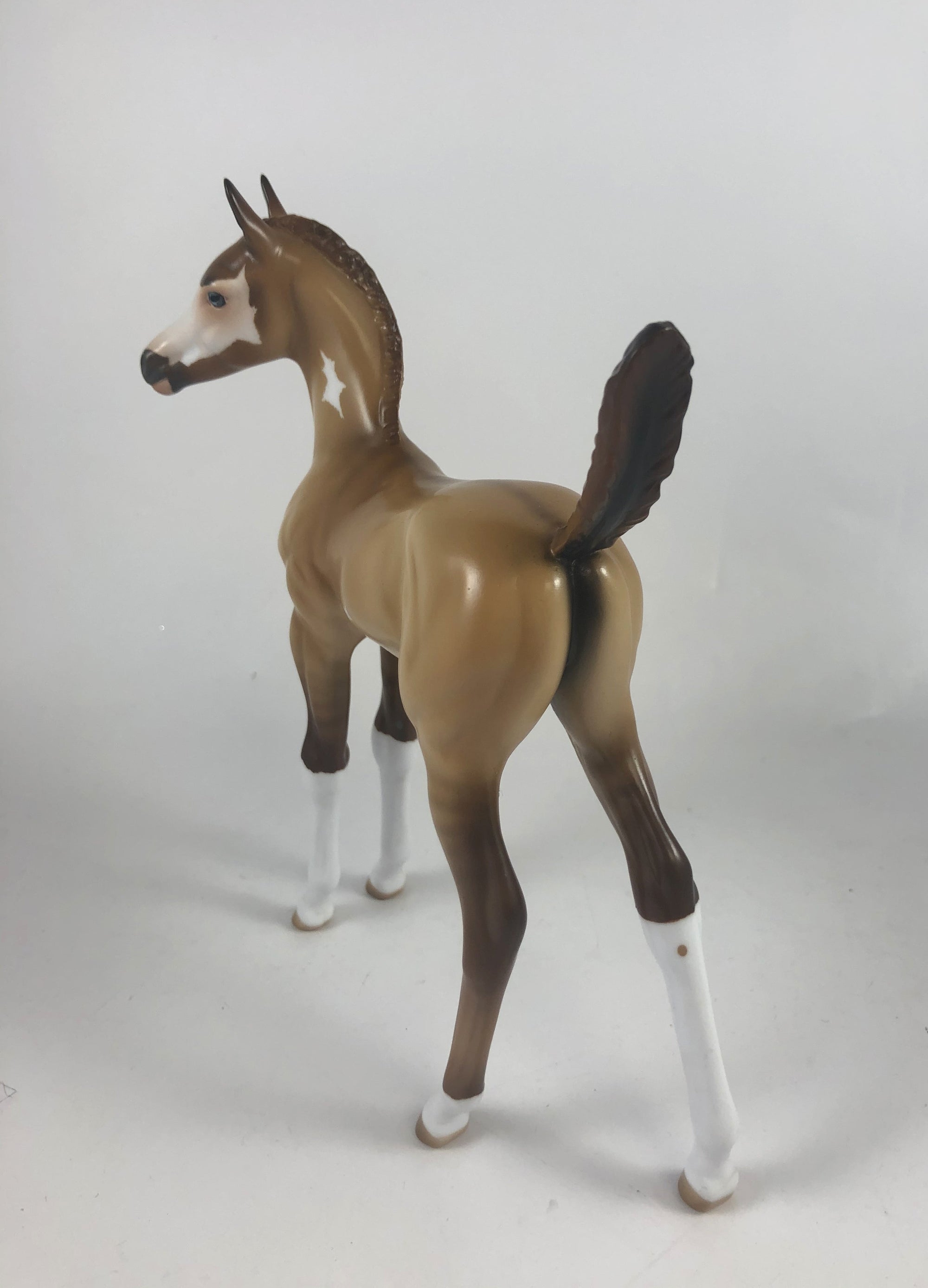 TREAT - OOAK RED DUN ARABIAN FOAL BY AUDREY DIXON MM19
