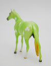 TRICKSY - OOAK ST. PATRICKS DAY DECO STOCK HORSE CHIP BY JAS FANNING 3/13/20