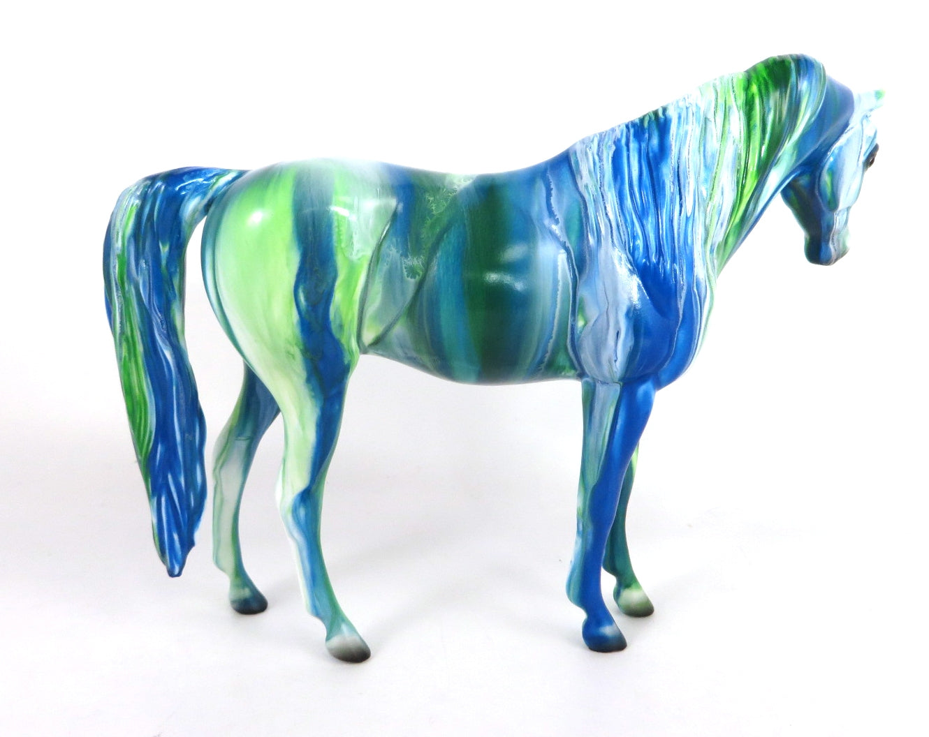 TROPICAL MELON RIBBON CANDY - OOAK RIBBON CANDY ARABIAN MARE PEBBLES BY MISSY FOX WHS19