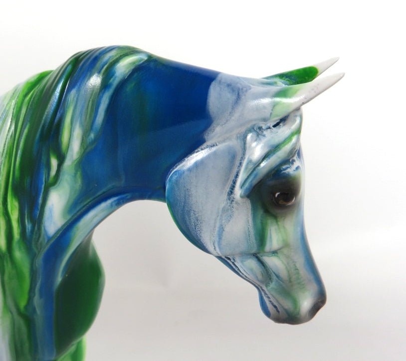 TROPICAL MELON RIBBON CANDY - OOAK RIBBON CANDY ARABIAN MARE PEBBLES BY MISSY FOX WHS19