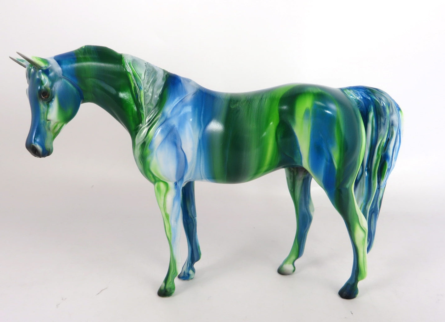 TROPICAL MELON RIBBON CANDY - OOAK RIBBON CANDY ARABIAN MARE PEBBLES BY MISSY FOX WHS19