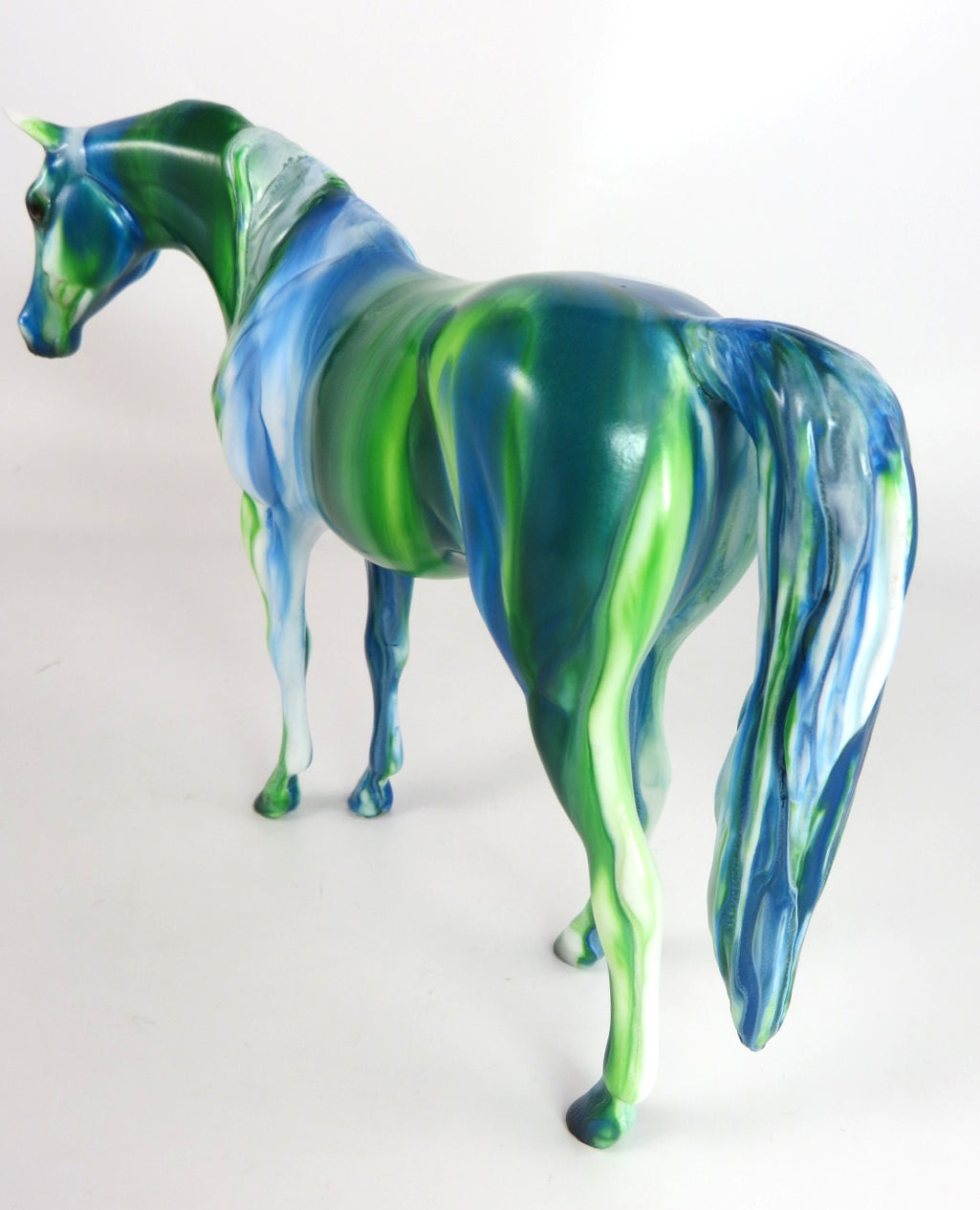 TROPICAL MELON RIBBON CANDY - OOAK RIBBON CANDY ARABIAN MARE PEBBLES BY MISSY FOX WHS19