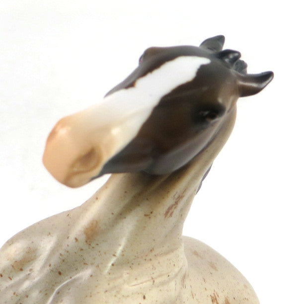 TRUFFLES ARE AWESOME-OOAK RED ROAN PAINT REARING PEBBLES MODEL HORSE 2/14/20