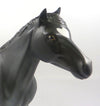 TWILIGHT TIME-OOAK DAPPLE BLACK MUSTANG DECORATOR MODEL HORSE 2/13/20
