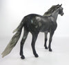 TWILIGHT TIME-OOAK DAPPLE BLACK MUSTANG DECORATOR MODEL HORSE 2/13/20