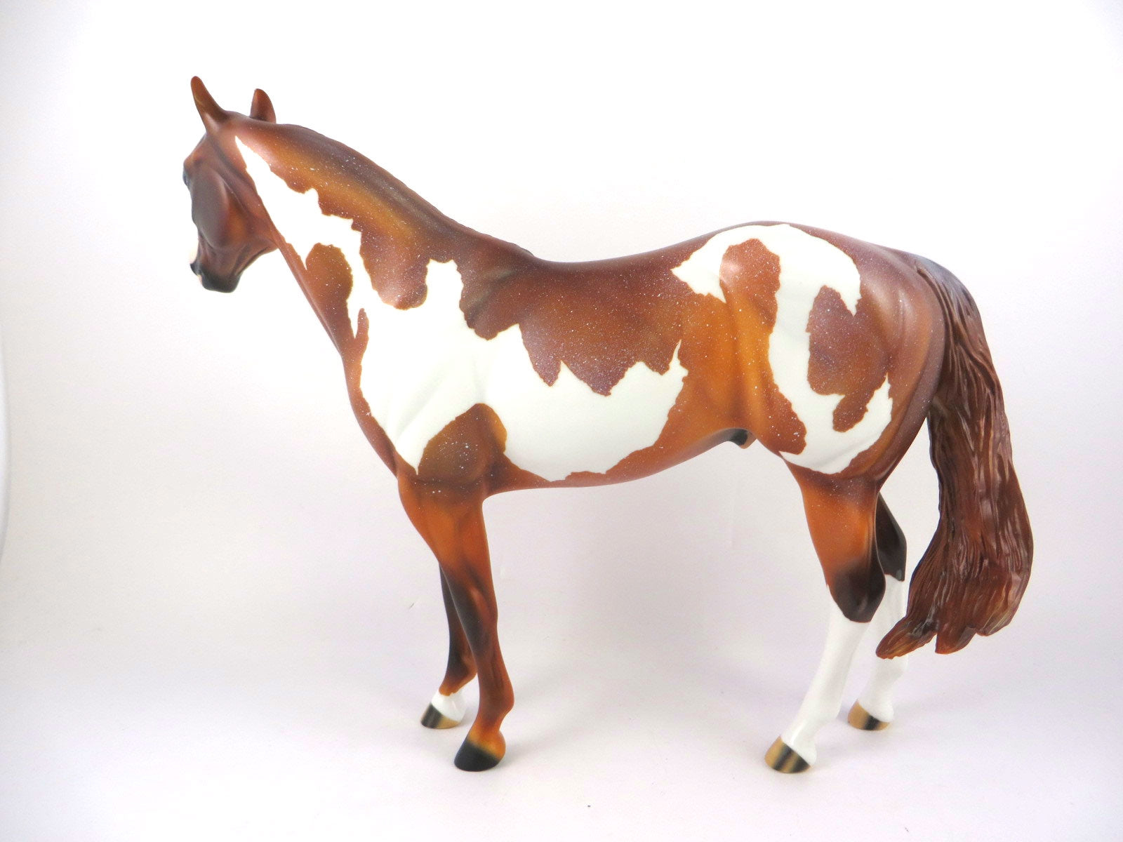 TWILIGHT-OOAK PAINT ROAN W/BLUE EYES ISH BY AUDREY DIXON MM19