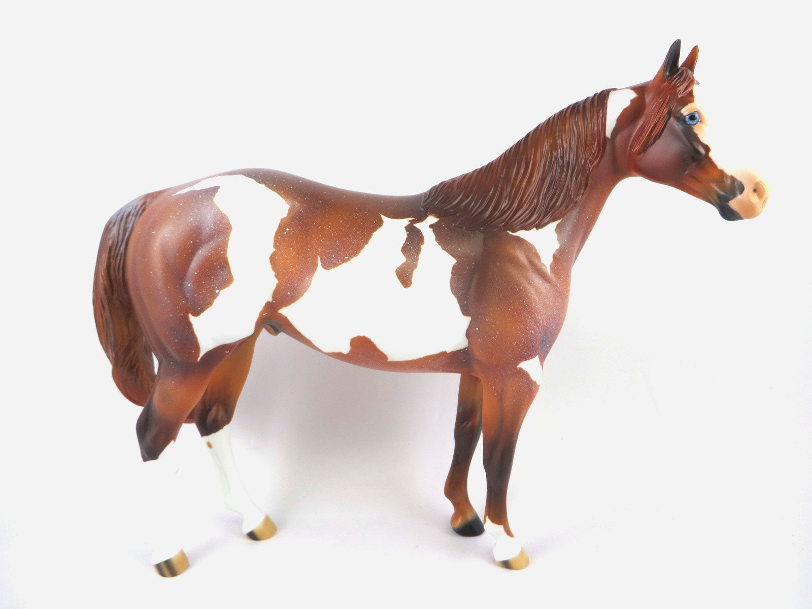 TWILIGHT-OOAK PAINT ROAN W/BLUE EYES ISH BY AUDREY DIXON MM19