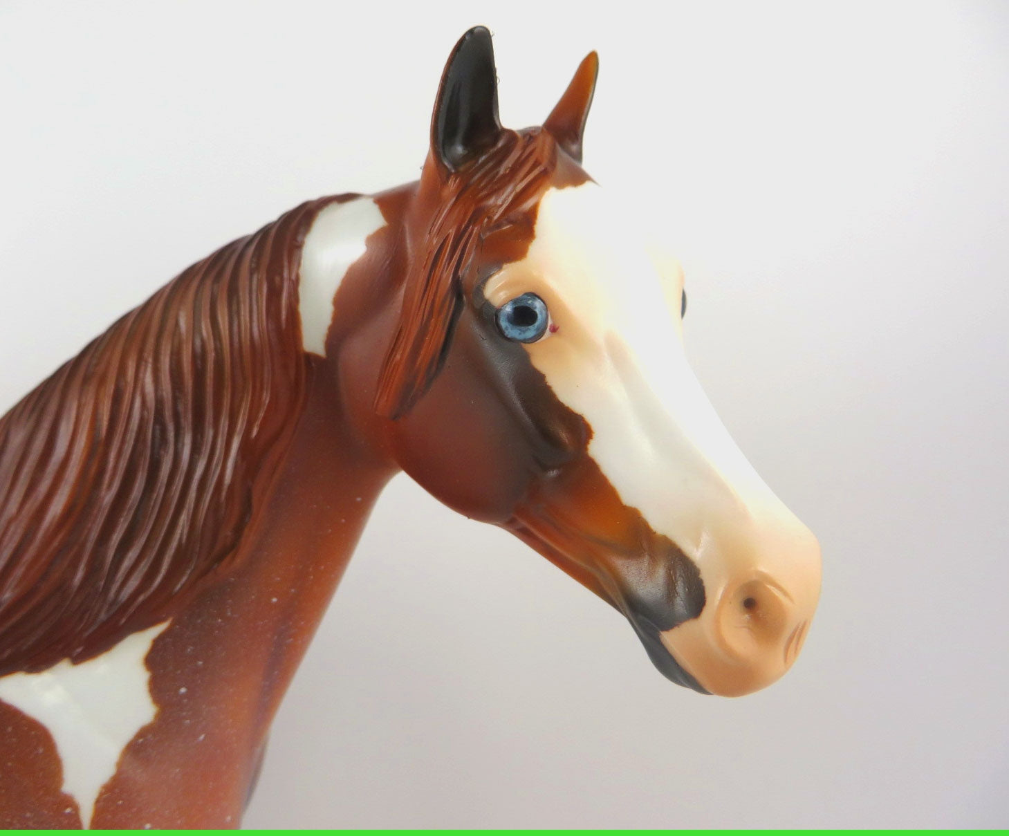 TWILIGHT-OOAK PAINT ROAN W/BLUE EYES ISH BY AUDREY DIXON MM19