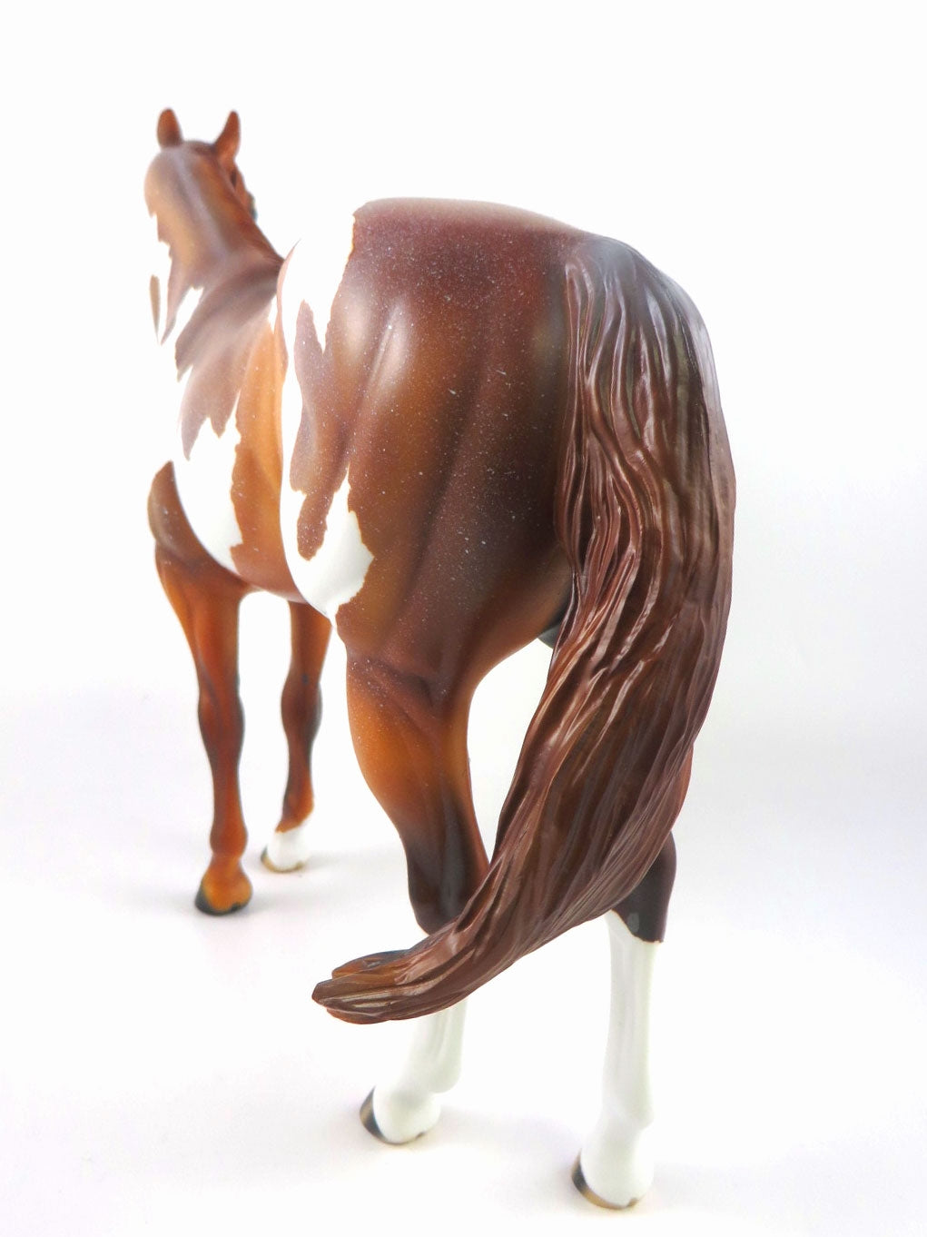 TWILIGHT-OOAK PAINT ROAN W/BLUE EYES ISH BY AUDREY DIXON MM19