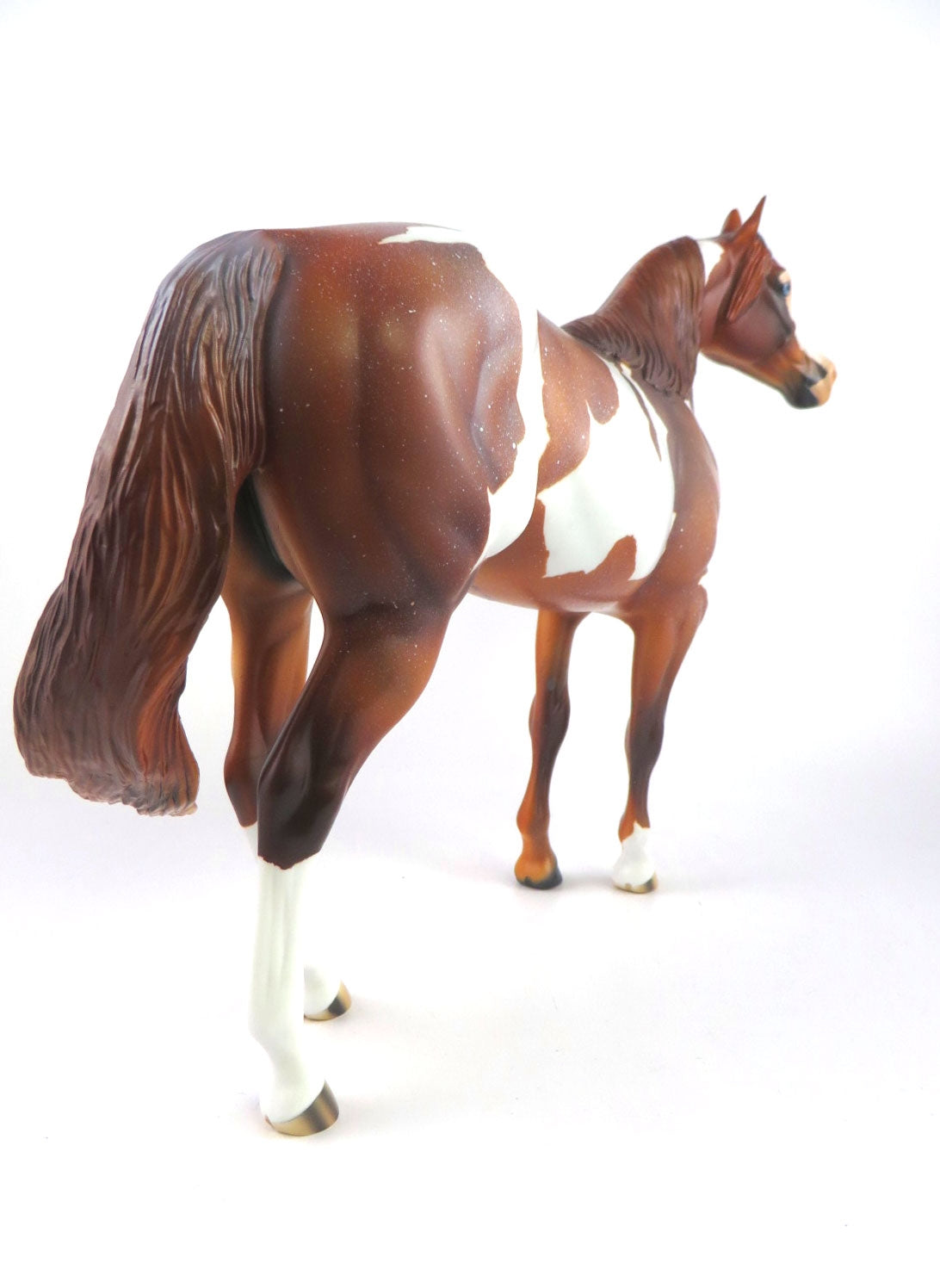 TWILIGHT-OOAK PAINT ROAN W/BLUE EYES ISH BY AUDREY DIXON MM19