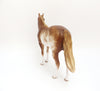 UN GUSTO-OOAK CHESTNUT SABINO ISH MODEL HORSE BY SHERYL LEISURE 3/11/20