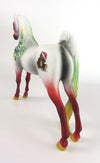 UNDER THE TREE - OOAK CHRISTMAS DECORATOR SADDLEBRED PEBBLES BY MELISSA FOX WHS19