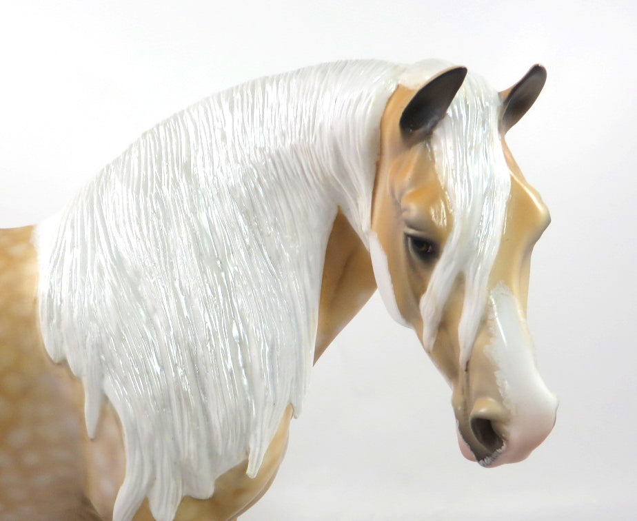 UNITY-OOAK PALOMINO PINTO HEAVY DRAFT MARE BY DAWN QUICK SB 20