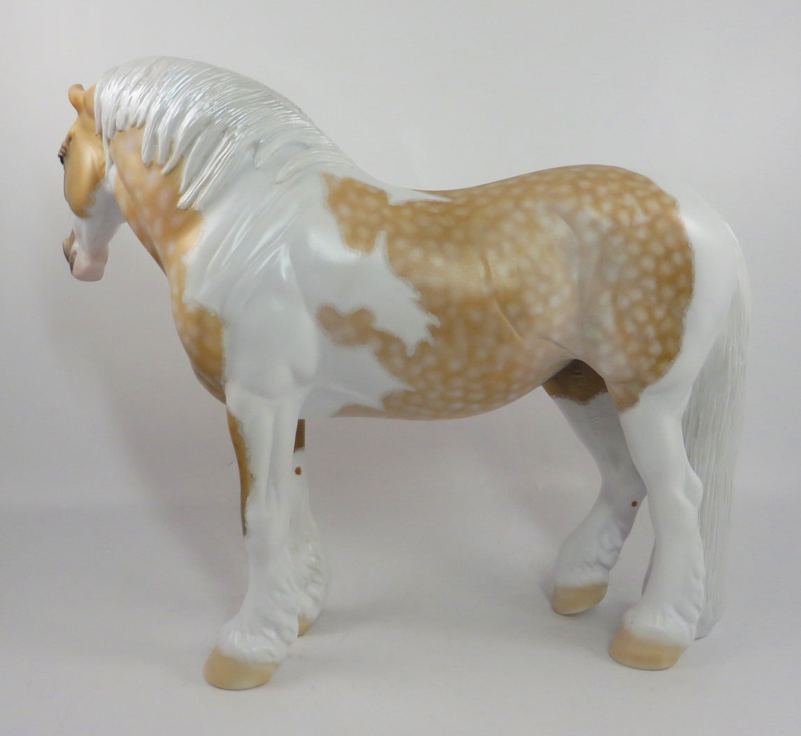 UNITY-OOAK PALOMINO PINTO HEAVY DRAFT MARE BY DAWN QUICK SB 20