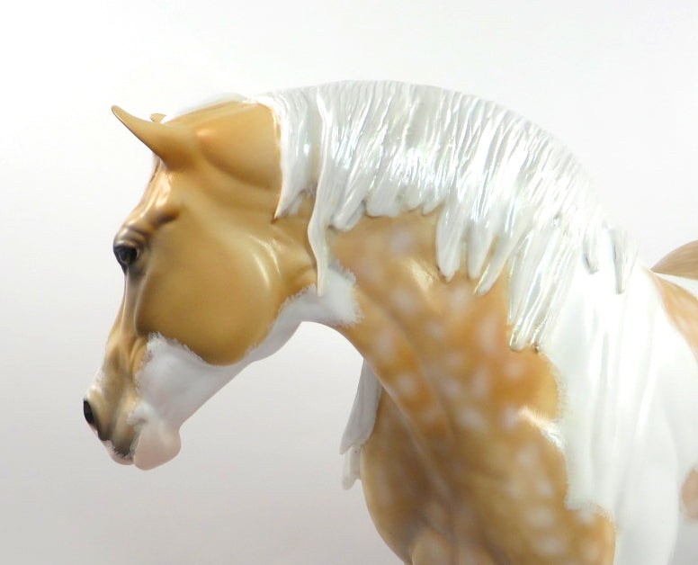 UNITY-OOAK PALOMINO PINTO HEAVY DRAFT MARE BY DAWN QUICK SB 20