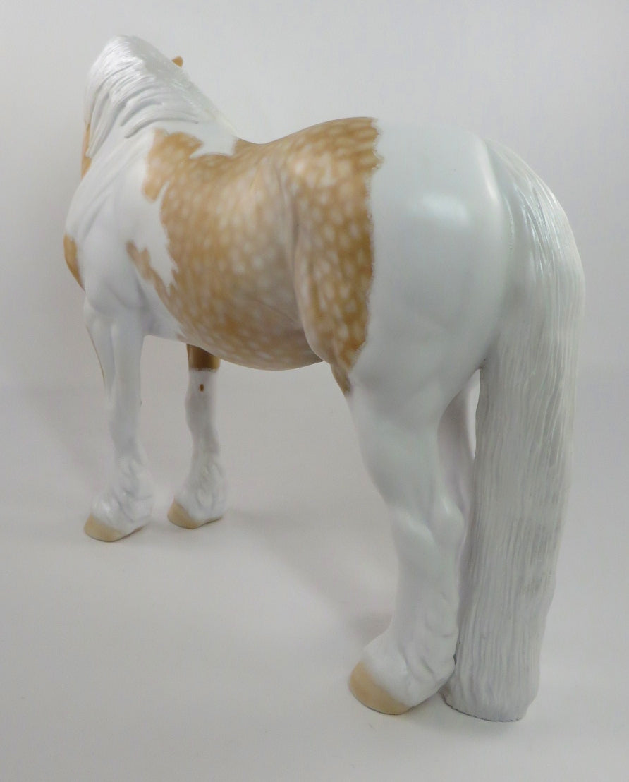 UNITY-OOAK PALOMINO PINTO HEAVY DRAFT MARE BY DAWN QUICK SB 20