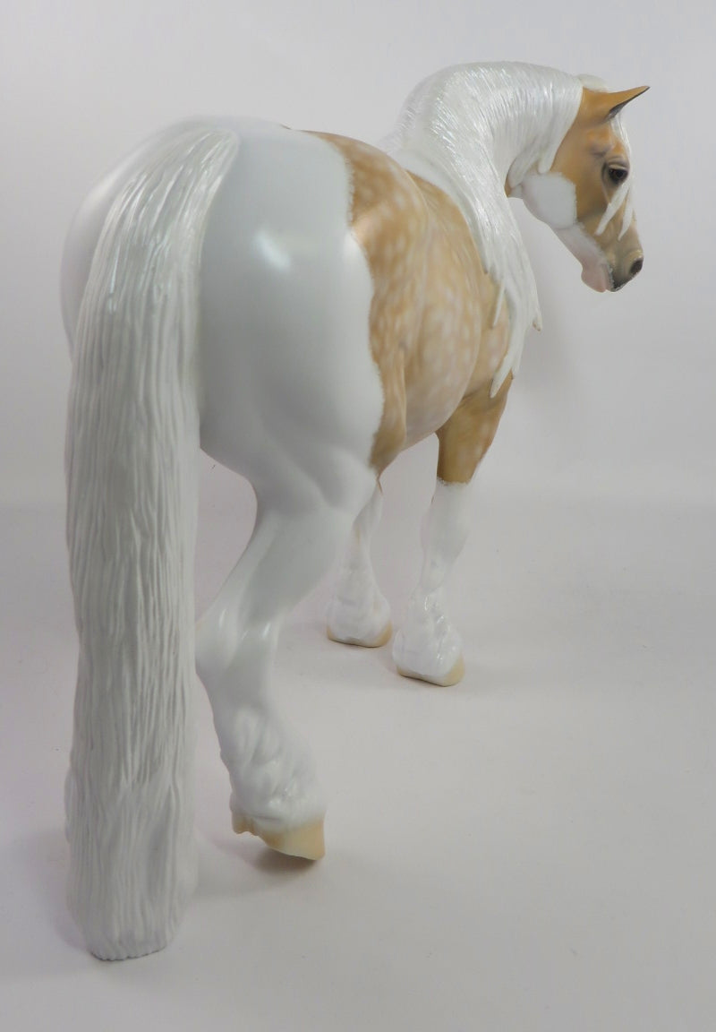 UNITY-OOAK PALOMINO PINTO HEAVY DRAFT MARE BY DAWN QUICK SB 20